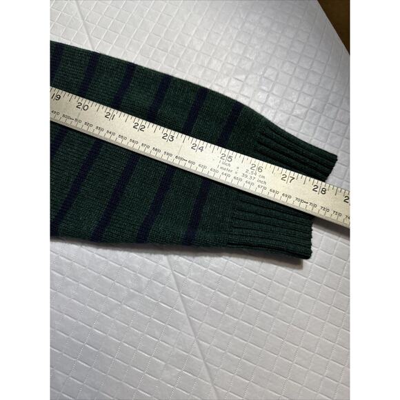 Izod Sweater Men’s‎ XXL Multicolor Stripe Long Sleeve Pullover Knit Classic - Picture 4 of 7